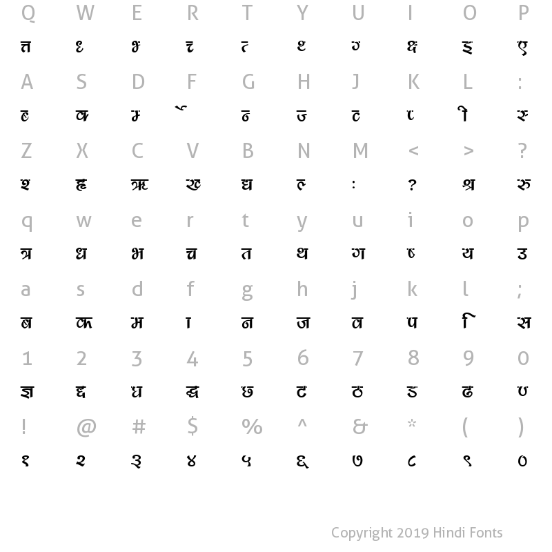 mangal font for ms word